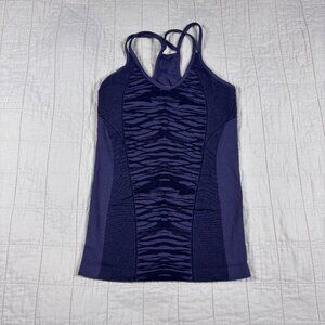 Zella Womens M Racerback Athletic Tank Top Grey Unlined Bra Activewear Crossfit